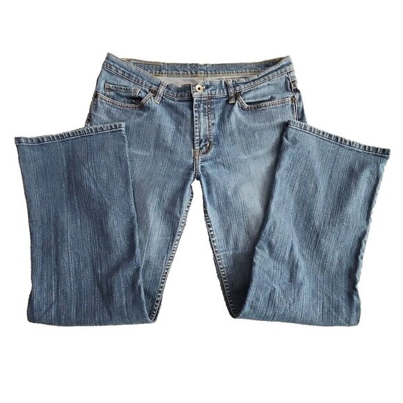 X2 Denim Laboratory Jeans Women's Size 12 Reg (31x29) Blue Medium Wash BootCut - Picture 2 of 16